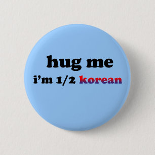半分韓国語 缶バッジ
