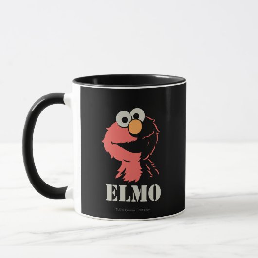 半分Elmo マグカップ (左)