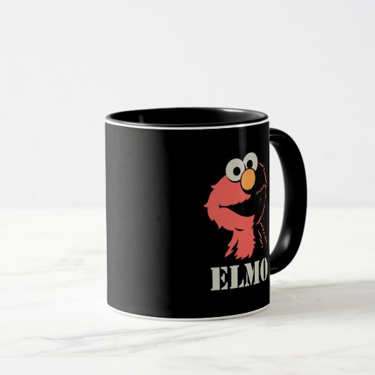 半分Elmo マグカップ (正面右)