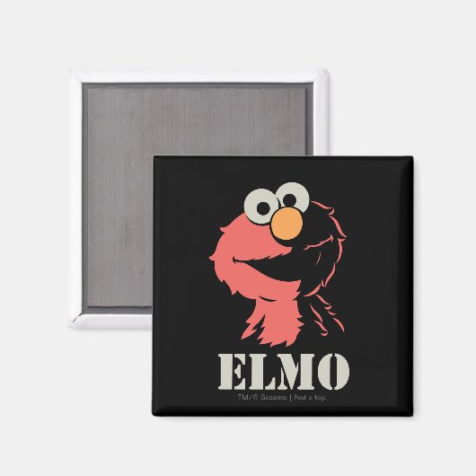 半分Elmo マグネット (正面/裏面)