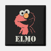 半分Elmo マグネット (正面)