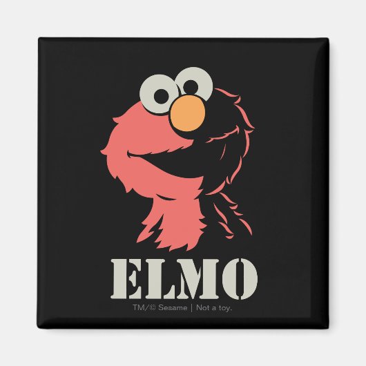 半分Elmo マグネット (正面)