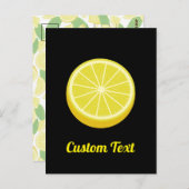半切りレモン ポストカード (正面/裏面)