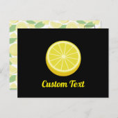 半切りレモン ポストカード (正面/裏面)