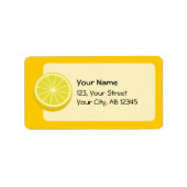 半切りレモン ラベル (正面)