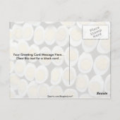 半割り懸命ゆで卵の美味しい装飾 ポストカード (裏面)