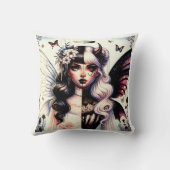 半天使悪魔ダークビューティーブロークンウィングフェアリー クッション (裏面)