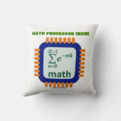 半導体チップ内部の数式プロセッサ クッション (裏面)