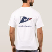 半島の航行クラブBurgee Tシャツ (裏面)