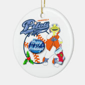 半島はクリスマスのオーナメントを操縦します セラミックオーナメント (左)