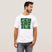 半島、ベイエリア地域 Tシャツ (正面フル)