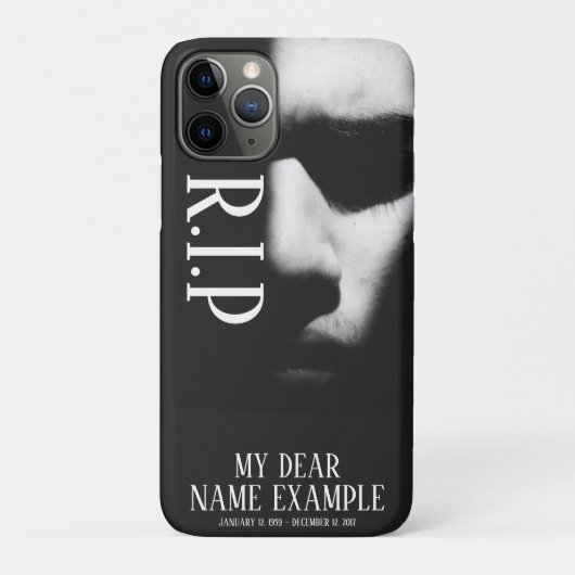 半影に佇む眠る顔 Case-Mate iPhoneケース (裏)