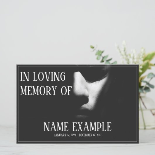 半影に眠る顔 (スタンド正面)