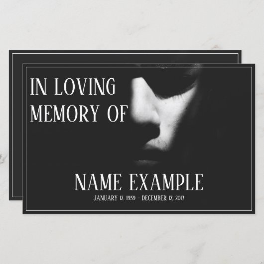 半影に眠る顔 (正面/裏面)