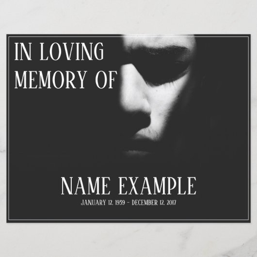 半影に眠る顔 (正面)