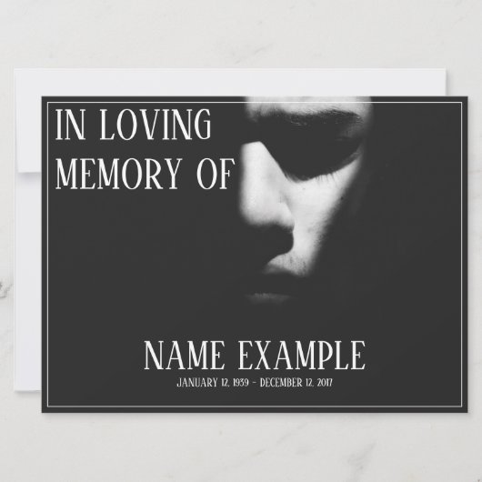 半影に眠る顔 (正面)