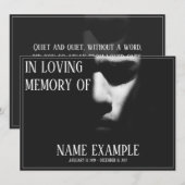 半影に眠る顔 (正面/裏面)