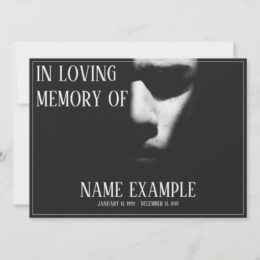 半影に眠る顔 (正面)