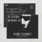 半影に眠る顔 シーズンポストカード (正面/裏面)