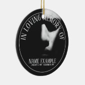 半影に眠る顔 セラミックオーナメント (右)