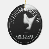 半影に眠る顔 セラミックオーナメント (左)