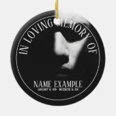 半影に眠る顔 セラミックオーナメント (裏面)