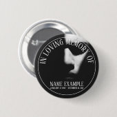 半影に眠る顔 缶バッジ (正面&裏面)