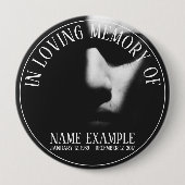 半影に眠る顔 缶バッジ (正面)