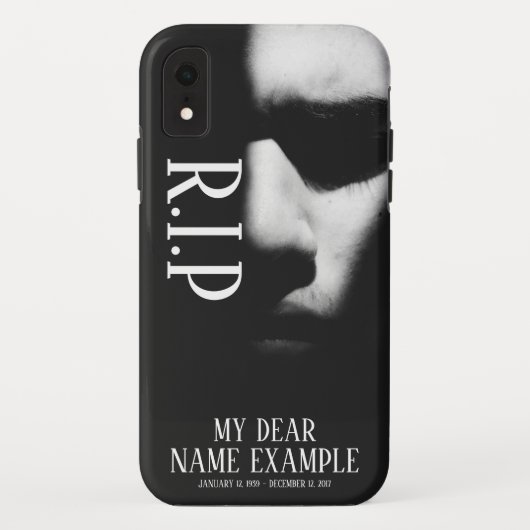 半影に眠る顔 Case-Mate iPhoneケース (裏面)