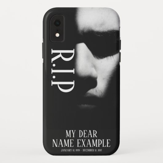 半影に眠る顔 Case-Mate iPhoneケース (裏面)