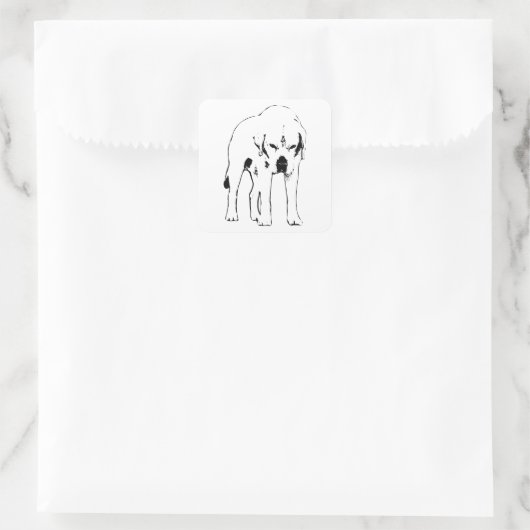 半径を基準 スクエアシール (バッグ)