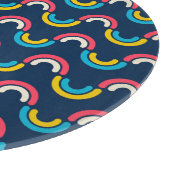 半数々の円パターン カッティングボード (角)