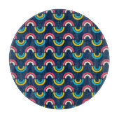 半数々の円パターン カッティングボード (正面)