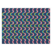 半数々の円パターン テーブルクロス (正面(横))