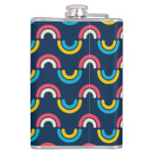 半数々の円パターン フラスク (裏面)