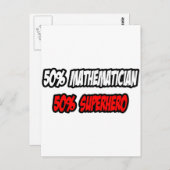 半数学者…ハーフスーパーヒーロー ポストカード (正面/裏面)