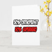 半整形外科医…ハーフスーパーヒーロー カード (黄色い花)