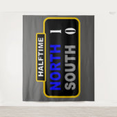 半時間、北1南0 タペストリー (正面)