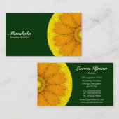 半曼荼羅04 – ダークグリーン003300 名刺 (正面/裏面)