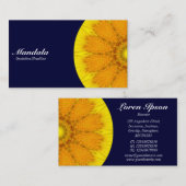 半曼荼羅04 – ダークネイビー 名刺 (正面/裏面)