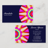 半曼荼羅05 – ダークネイビー 名刺 (正面/裏面)