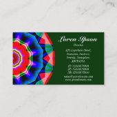 半曼荼羅06 – ダークグリーン003300 名刺 (裏面)