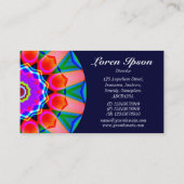 半曼荼羅07 – ダークネイビー 名刺 (裏面)