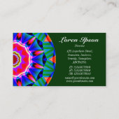 半曼荼羅08 – ダークグリーン003300 名刺 (裏面)