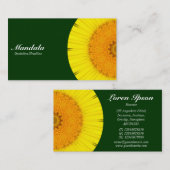 半曼荼羅09 – ダークグリーン003300 名刺 (正面/裏面)