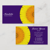 半曼荼羅09 -深い紫330066 名刺 (正面/裏面)