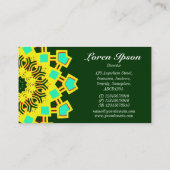 半曼荼羅110714(5) – ダークグリーン 名刺 (裏面)