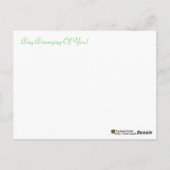 半月窓の水カラーカスタム ポストカード (裏面)