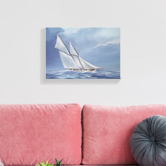 半月 キャンバスプリント (インサイチュ (リビング))