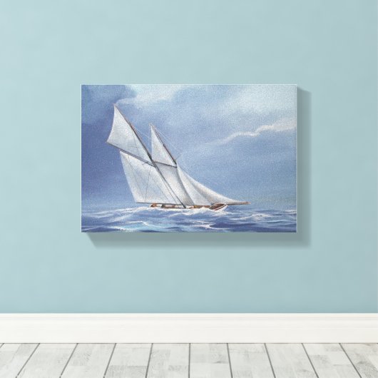 半月 キャンバスプリント (インサイチュ (ウッドフロア))